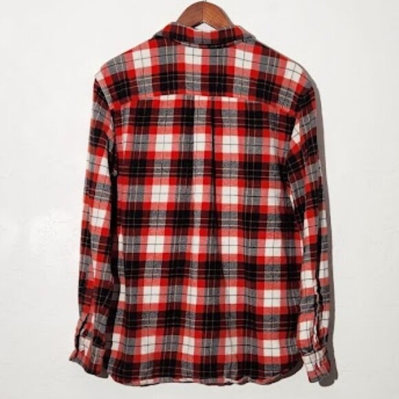 North Face Men's Long Sleeve Flannel Button-Down Shirt Size Large - Picture 3 of 5